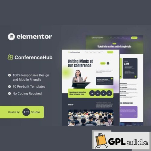 ConferenceHub - Professional Event Elementor Template Kit