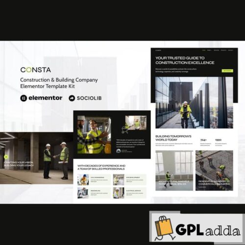 Consta - Construction & Building Company Elementor Template Kit