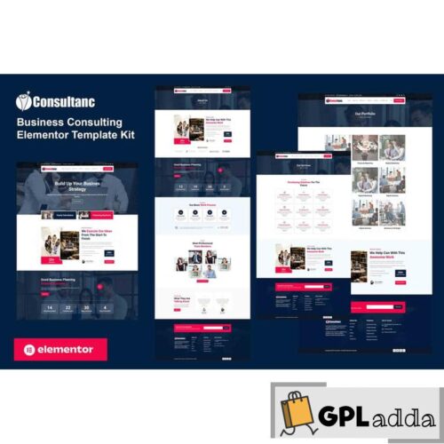 Consultanc - Business Consulting Elementor Template Kit