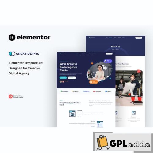 Creativepro - Creative Agency Studio Elementor Template Kit