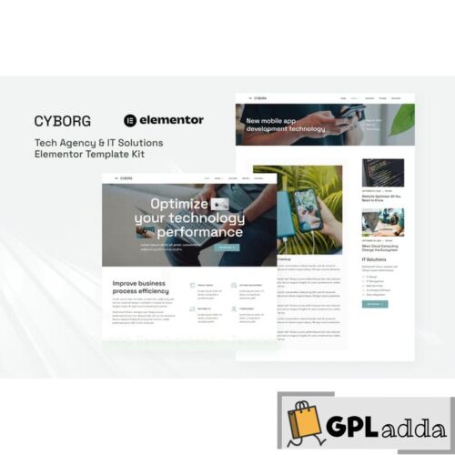 Cyborg - Tech Agency & IT Solutions Elementor Template Kit