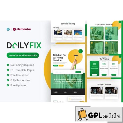 Dailyfix - Home Service Elementor Template Kit