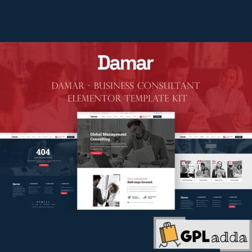 Damar - Business Consultant Elementor Template Kit