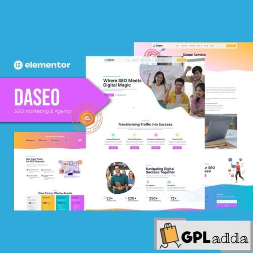 Daseo - SEO Marketing & Agency Elementor Pro Template Kit