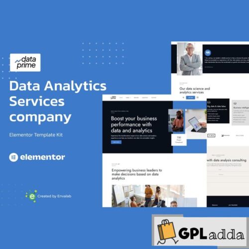 Dataprime - Data Analytics Services Elementor Template Kit