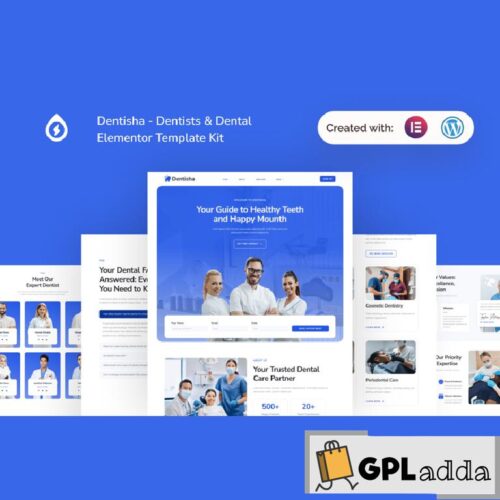 Dentisha - Dentists & Dental Elementor Template Kit