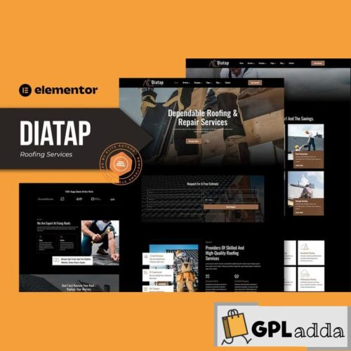 Diatap - Roofing Services Elementor Template Kit