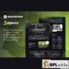 DigiBuzz - Dark Digital Agency Elementor Template Kit