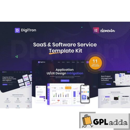 Digitron - Software & SaaS Elementor  Template Kit