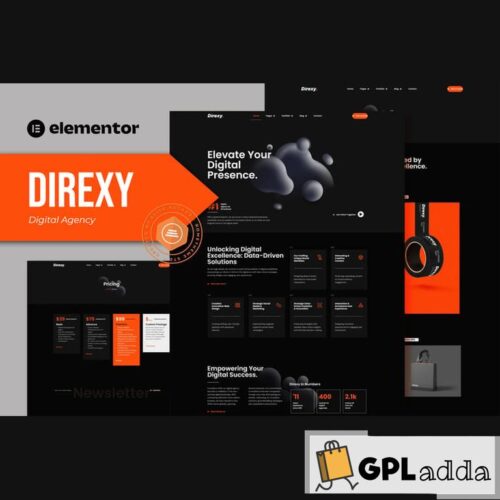 Direxy - Digital Agency Elementor Pro Template Kit