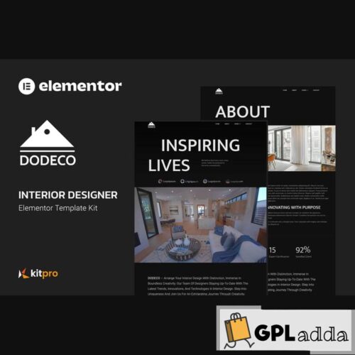 Dodeco - Interior Designer Elementor Template Kit