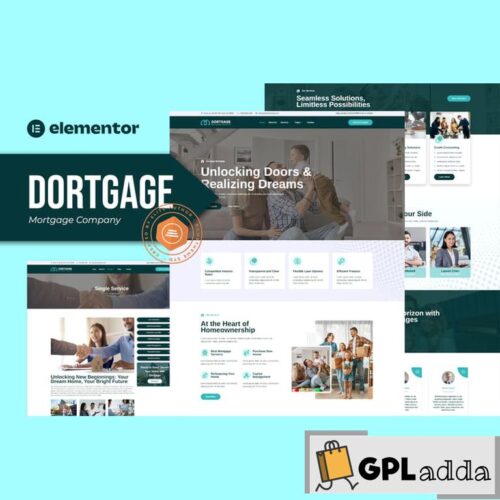 Dortgage - Mortgage Company Elementor Template Kit