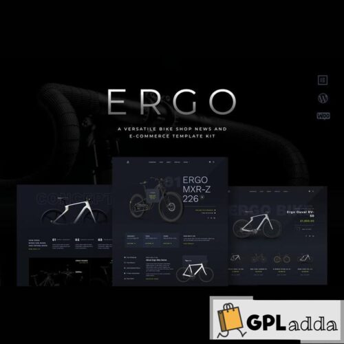 ERGO - Bike & Cycling WooCommerce Elementor Template Kit