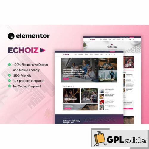 Echoiz - News & Magazine Elementor Pro Template Kit