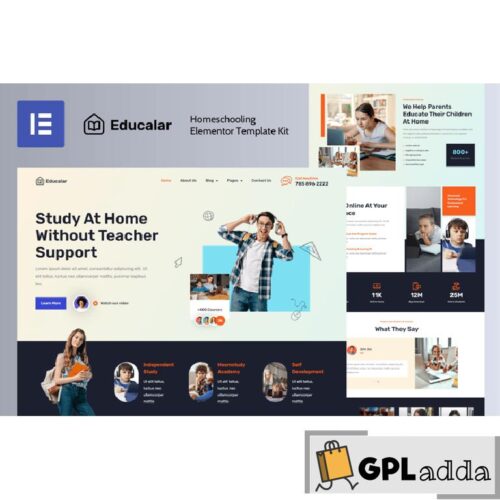 Educalar - Homeschooling Elementor Pro Template Kit