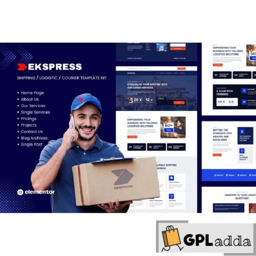 Ekspress - Logistic Shipping & Courier Template Kit