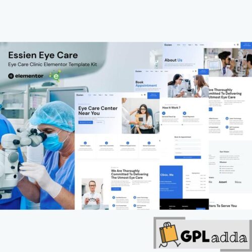 Essien - Eye Care Clinic Elementor Template Kit