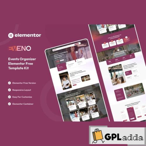 Eveno - Events Organizer Elementor Template Kit