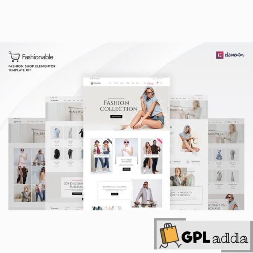 Fashionable - Fashion Shop Elementor Template Kit