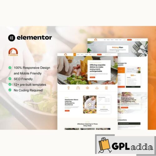 Feastora - Restaurant & Catering Service Elementor Template Kit