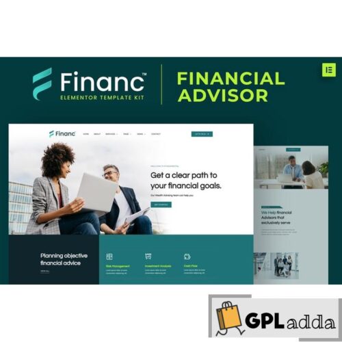 Financ - Financial Advisor Elementor Template Kit