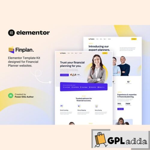 Finplan - Financial Planner & Advisor Elementor Template Kit