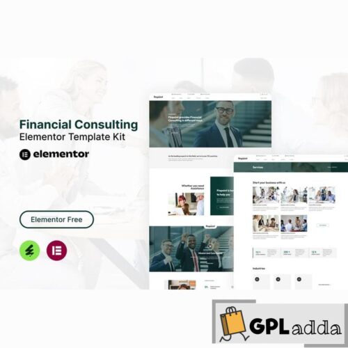 Finpoint - Financial Consulting Elementor Template Kit