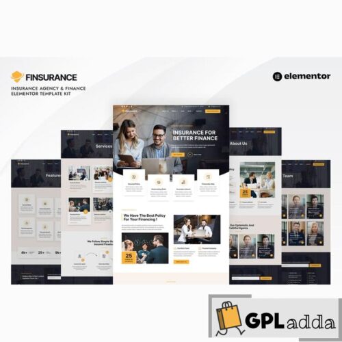 Finsurance - Insurance Agency & Finance Template Kit