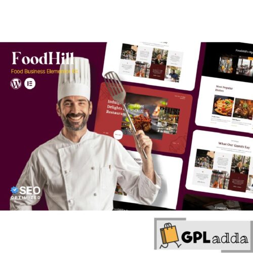 FoodHill - Restaurant Elementor Template Kit