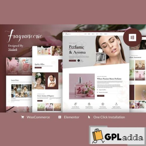 Fragrancerie - Perfume & Cosmetic Shop Elementor Pro Template Kit