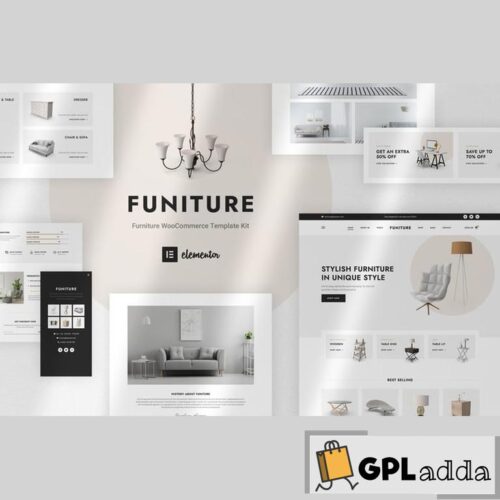 Funiture - Furniture Shop Elementor Template Kit