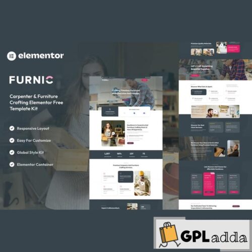 Furnic - Carpenter & Furniture Crafting Elementor Template Kit