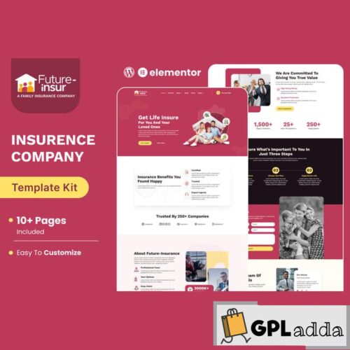 Future Insur - Insurance Company Elementor Template Kit