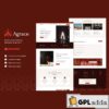 agrace modern church website elementor template kit glor5x