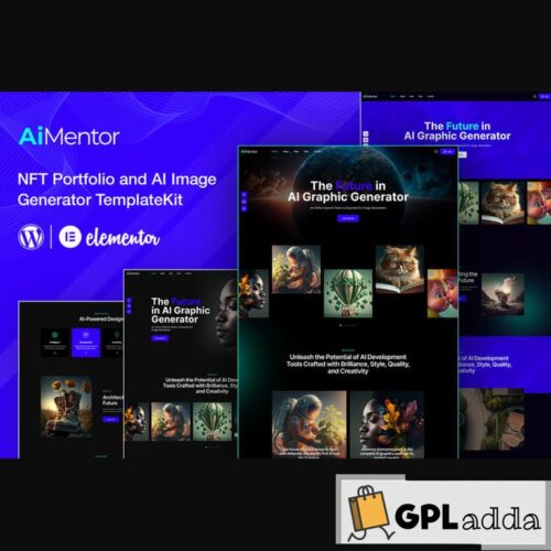 AiMentor - AI Image Generator Website Elementor Template Kit