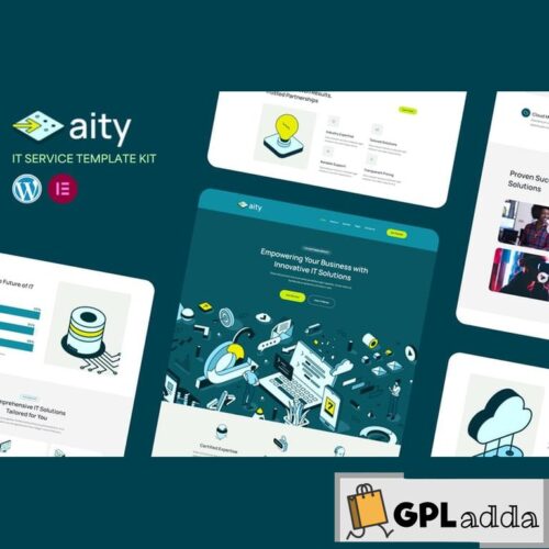 Aity - IT & Software Service Elementor Template Kit