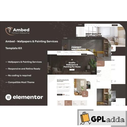 Ambed - Wallpapers & Painting Services Template Kit