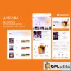 andara influencer social media agency template elementor