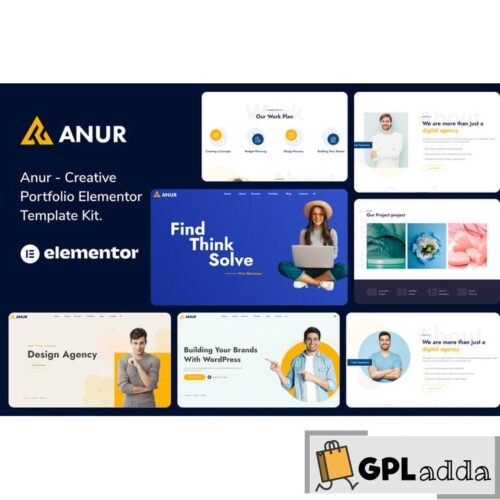 Anur - Portfolio Elementor Template Kit