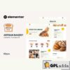 baketale artisan bakery elementor template kit