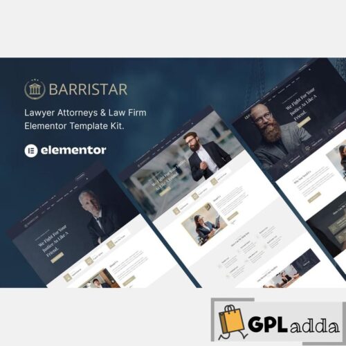 Barristar - Lawyer Attorney and Law Firm Template Kit