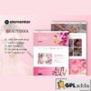 beauterra makeup artist beauty salon elementor pro template kit