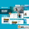 bsurf surfing school elementor template kit