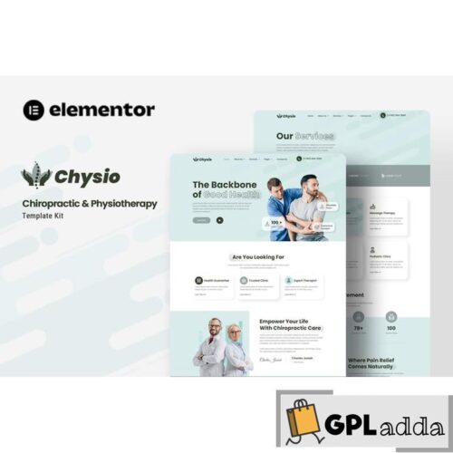 Chysio - Chiropractic & Physiotherapy Elementor Template Kit