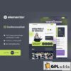 conferencehub professional event elementor template kit