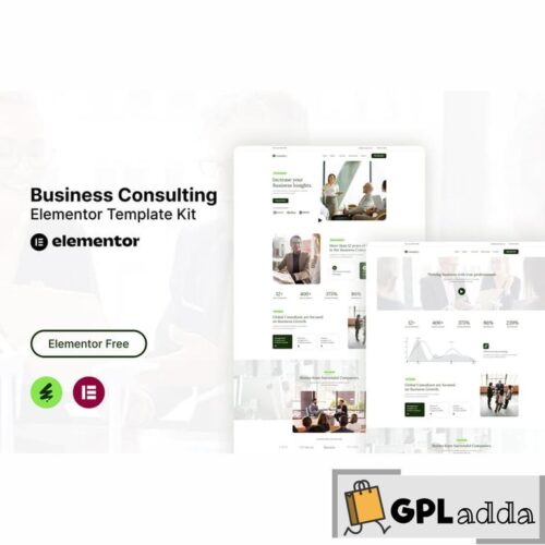 Consultry - Business Consulting Elementor Template Kit