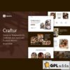 craftur craftsman handmade products elementor template kit