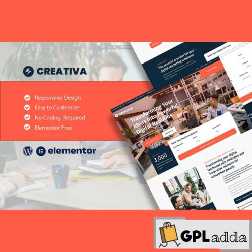 Creativa - Digital Agency Elementor Template Kit