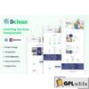 dclean cleaning services elementor template kit