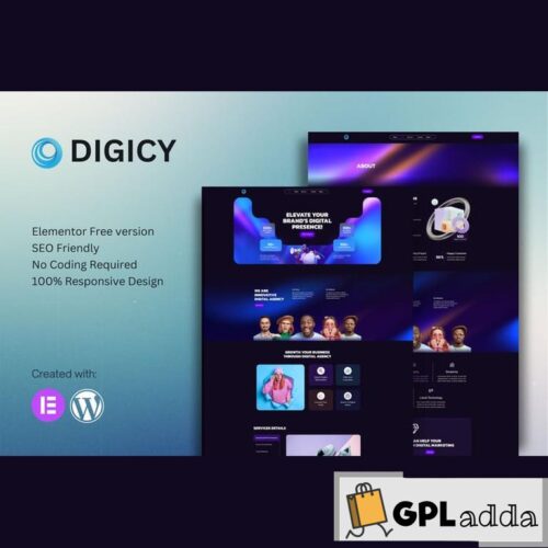 Digicy - Digital Marketing Agency Elementor Template Kit
